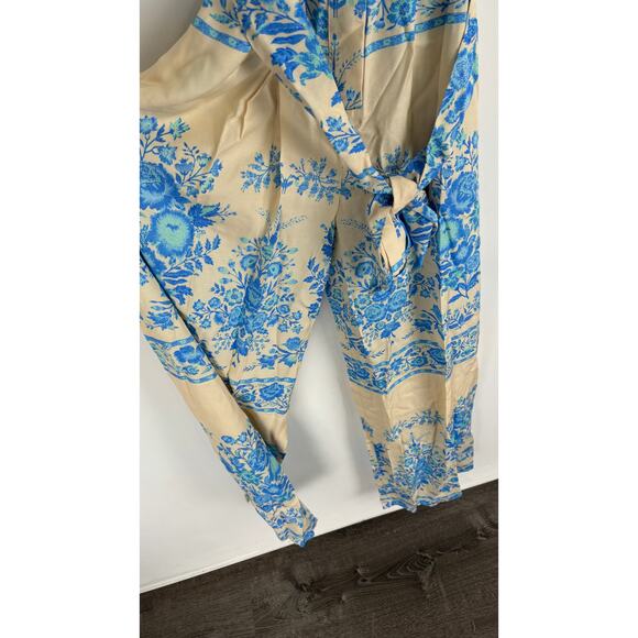 Anthropologie Plenty Tracy Reese Printed Halter Wide Leg Jumpsuit Womens XS New - Picture 10 of 12